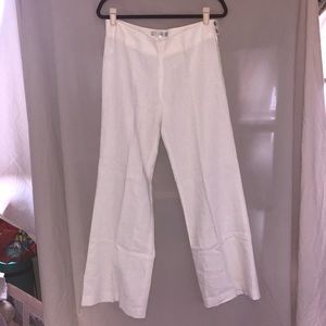 NWT Nougat wide leg linen pant